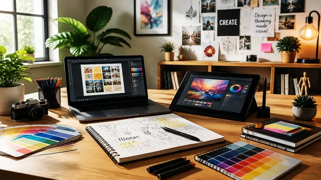 AI productivity tools and smart digital workspace helping users automate tasks and work efficiently